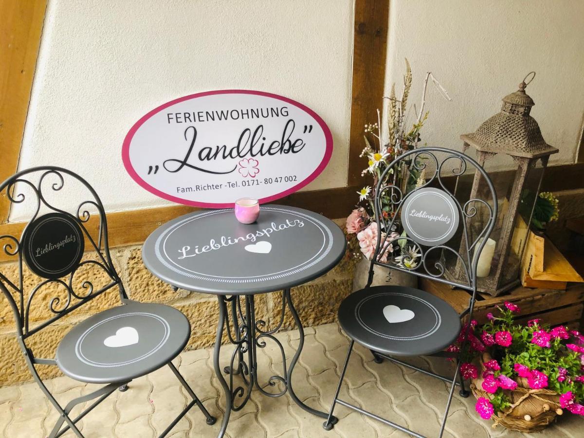 Ferienwohnung Landliebe Rudolstadt Exteriör bild